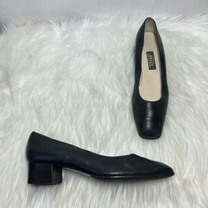 Bally Vintage Dark‎ Navy Women's Heeled Shoes Sz 8.5
